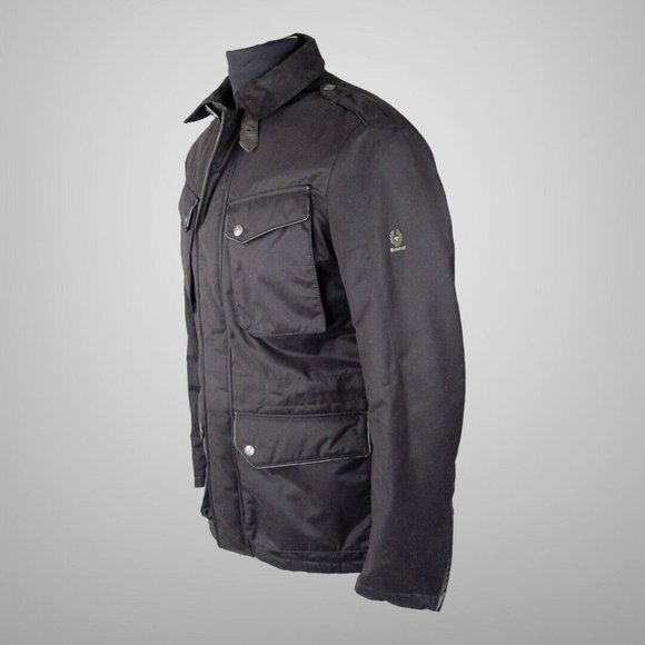 Belstaff Original Oxney Fall Winter Windproof Jacket Made In Italy EU Size L - Picture 8 of 11